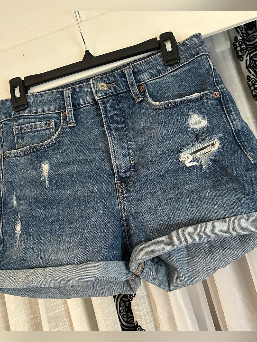 Classic Blue Denim Shorts Size 12 - Picture 3 of 7